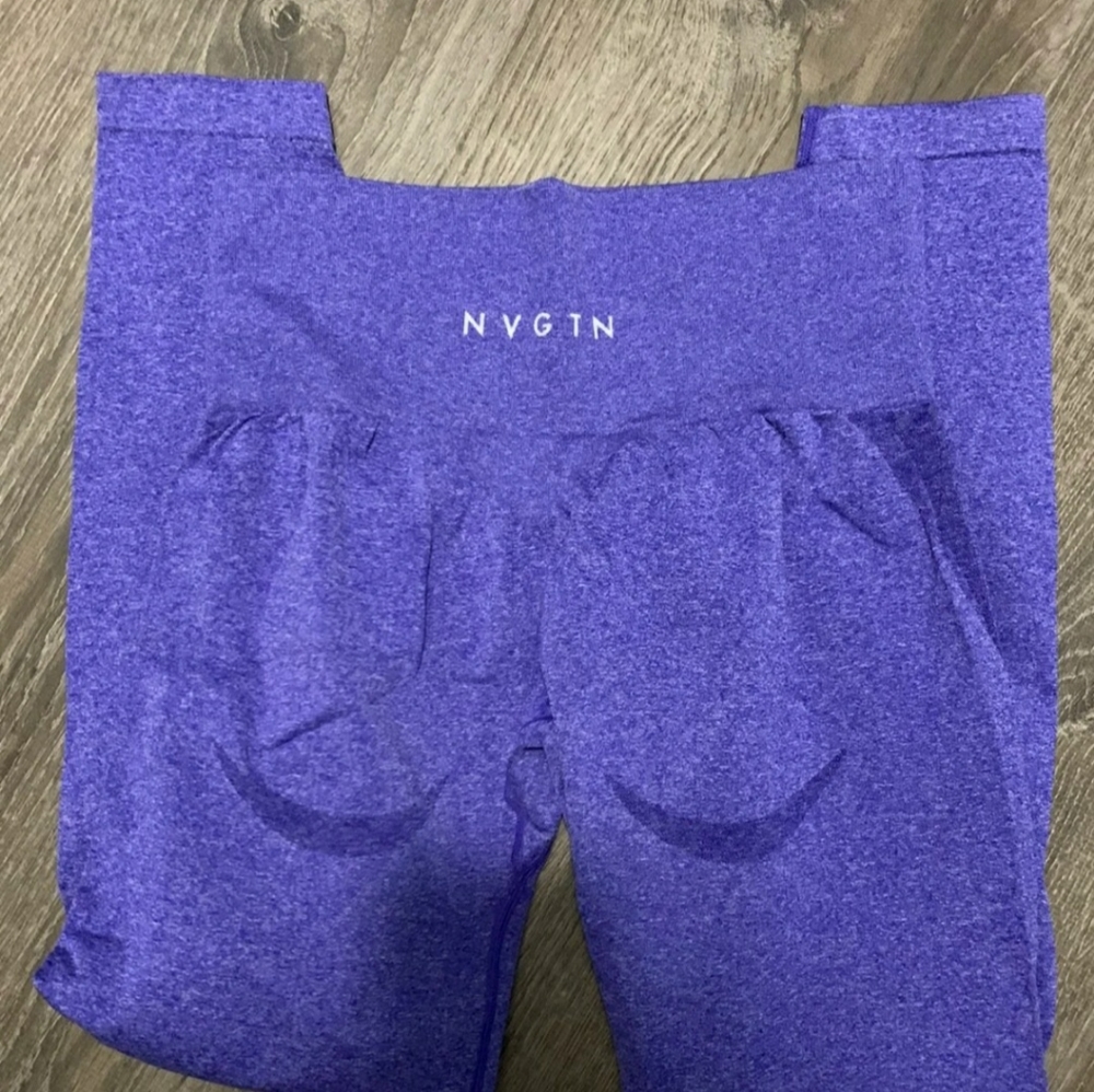 NVGTN contour leggings. Size medium. Electric Blue